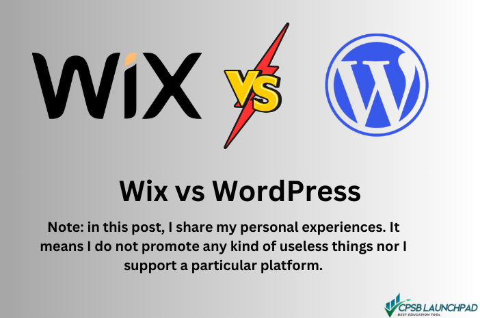 Wix vs WordPress