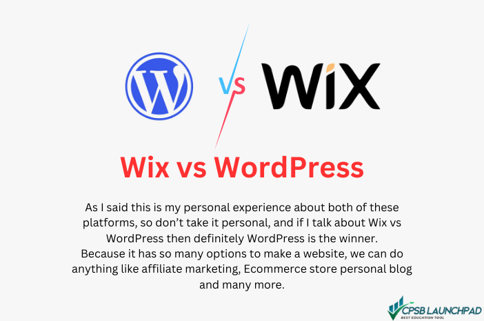 Wix vs WordPress